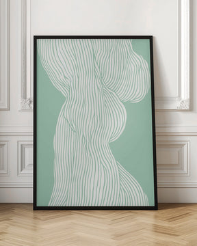 Fibers No 1 (mint) Poster