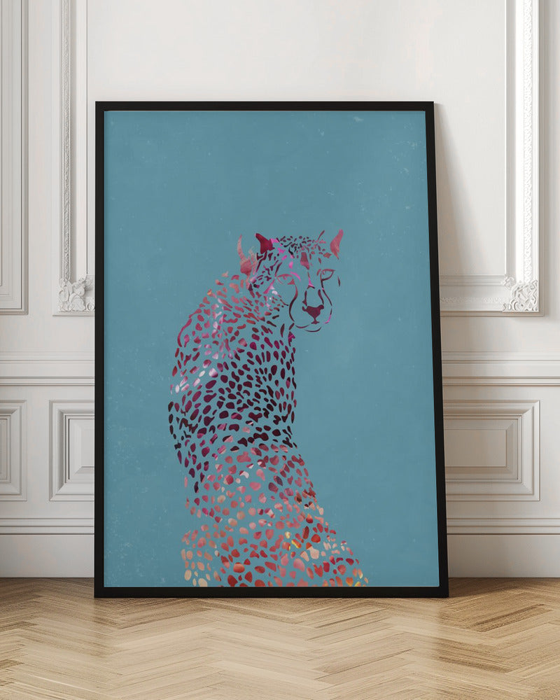 Abstract Cheetah Poster