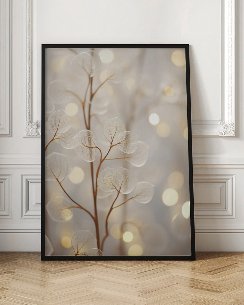 Tiny Transparent Leafs Poster