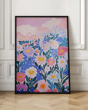 Wild Flower Field Poster