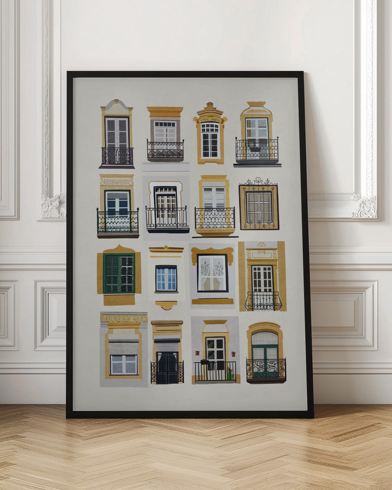 Vintage Windows Poster