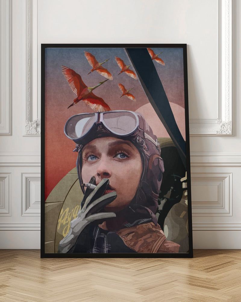 Woman Pilot Poster