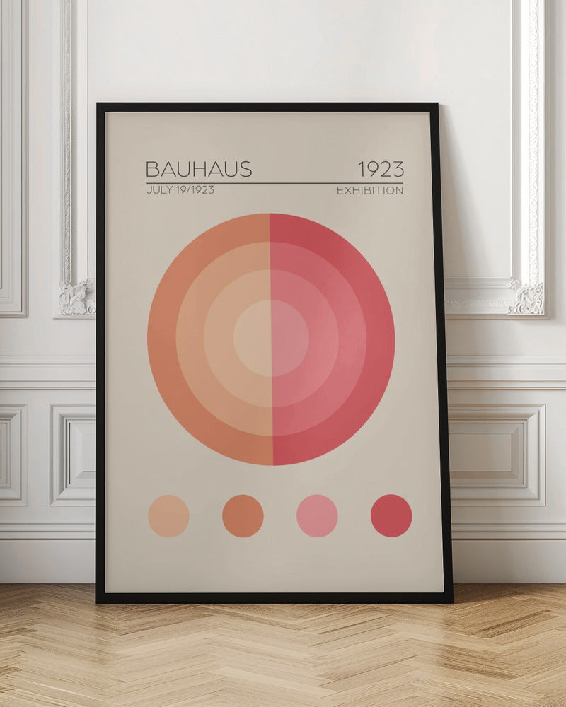 Bauhaus Pembe Daire Poster