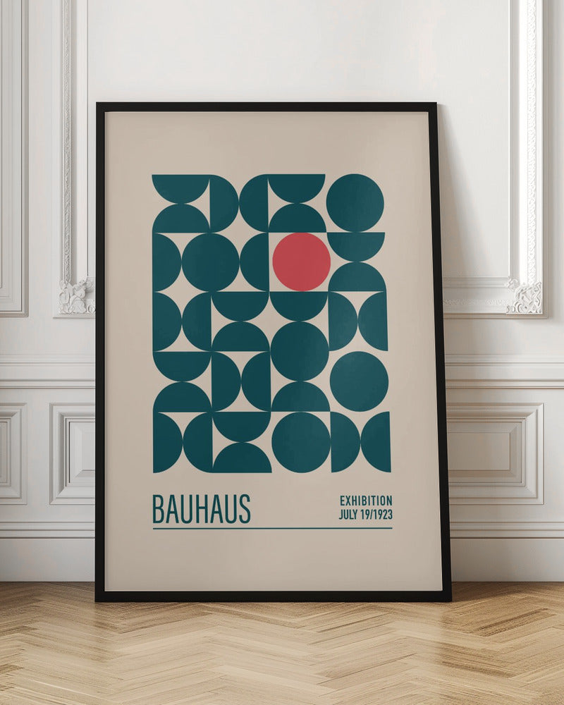 Bauhaus Mavi Kureler Poster