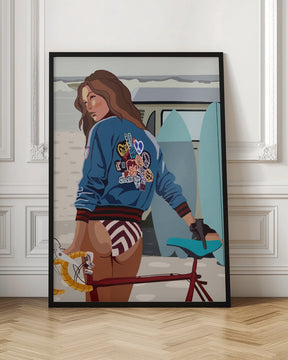 Bike 4x5 Print By Bohonewart Poster