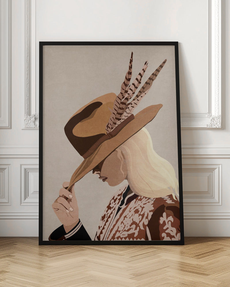 Cowgirl Blond Poster