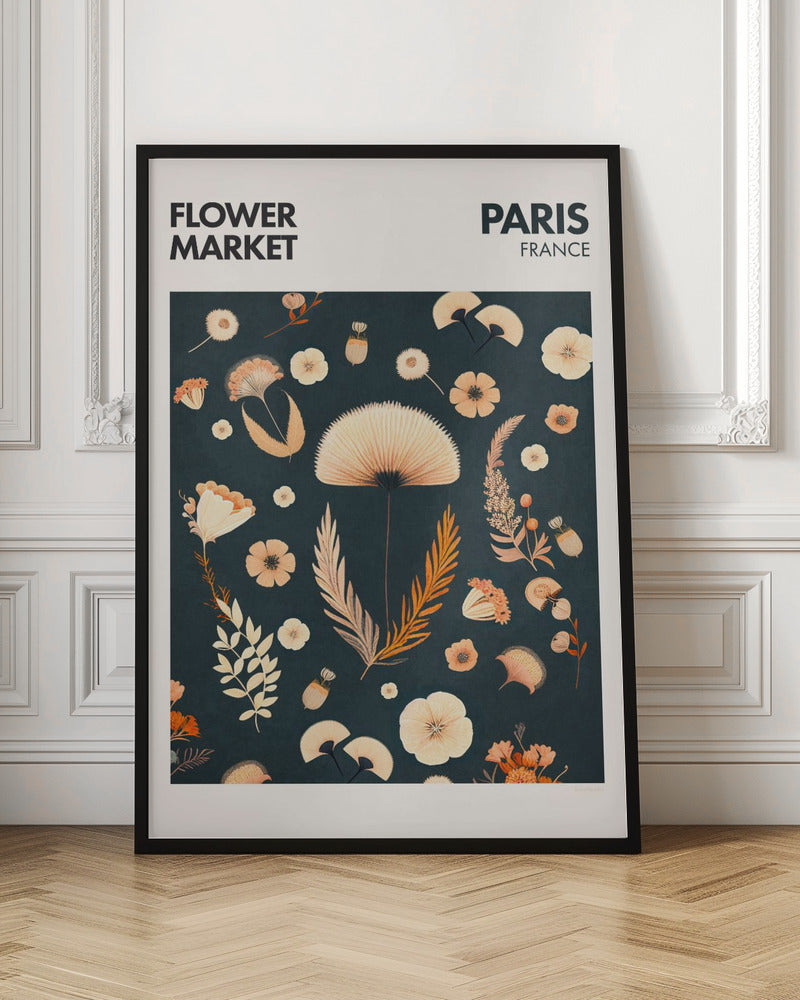 Flower Market - Paris Poster