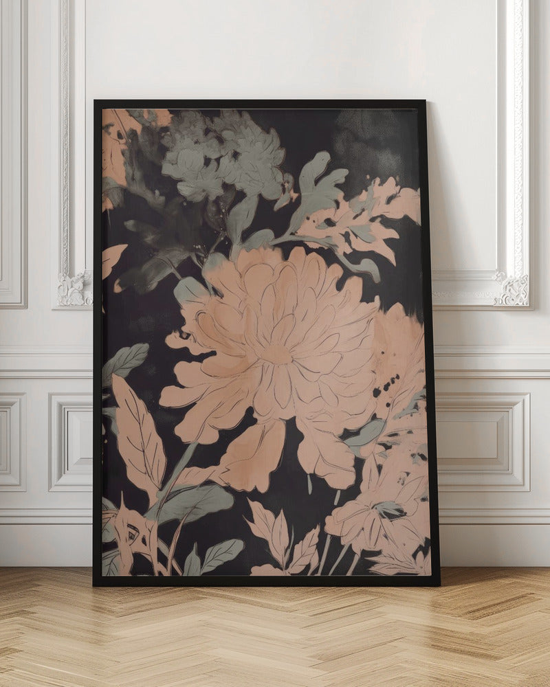 Wild Peony Poster