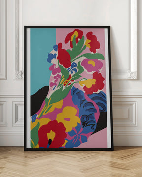 Market Flowers Poster