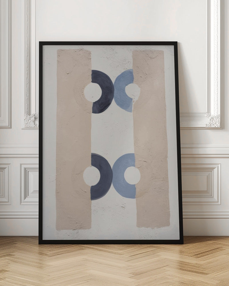 Blue Rings Poster