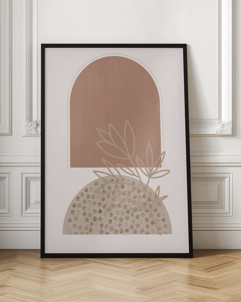 Boho Beige 1 Poster