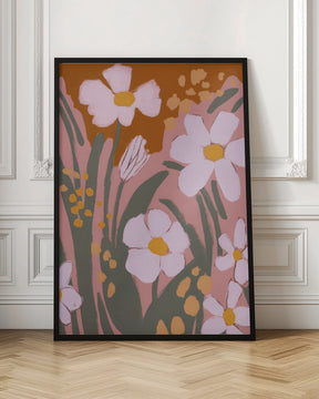 Pastel Flower Impressions No 8 Poster