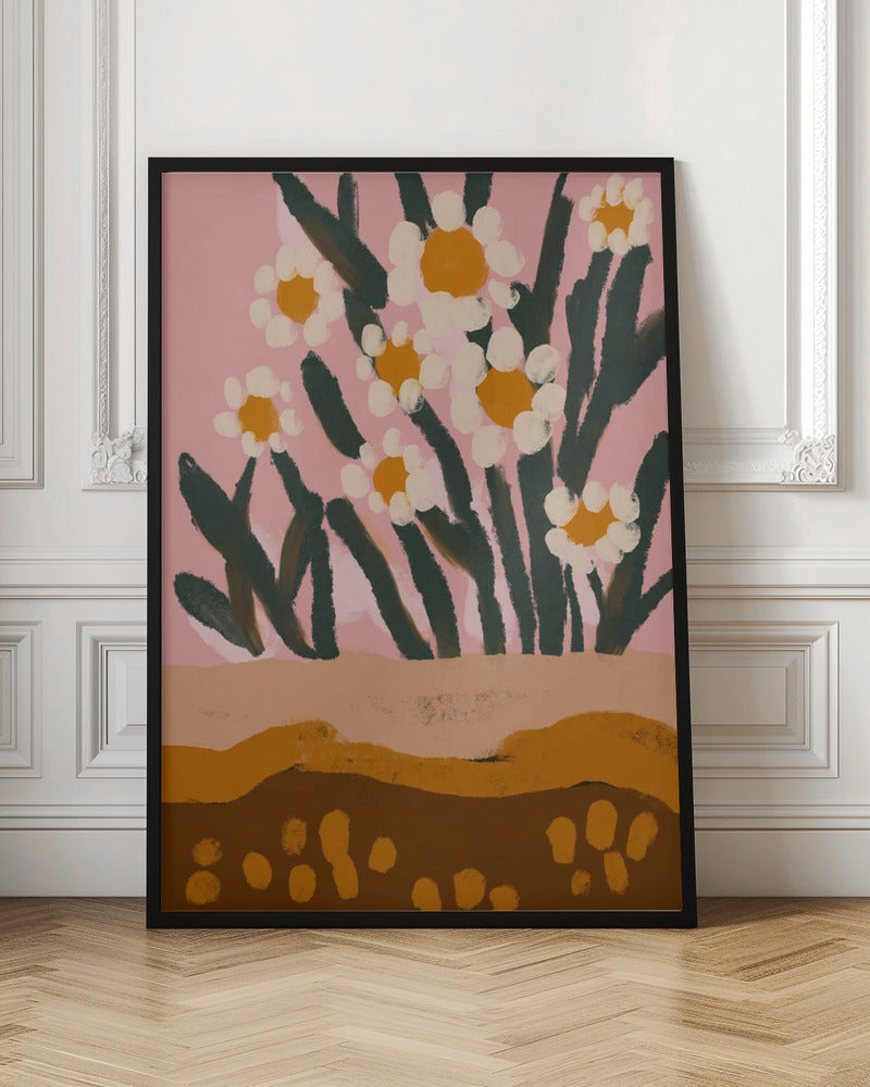 Pastel Flower Impression No 3 Poster