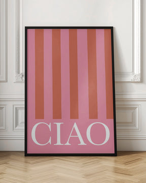 Ciao Stripes Poster