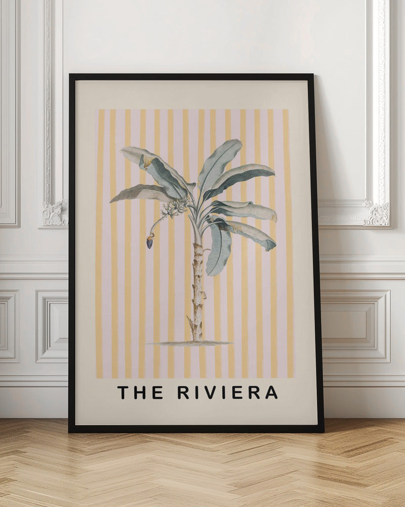 Pink and Yellow Palm Tree Poster