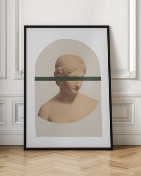 Artemis Mustard and Green Poster