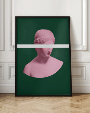 Pink and Green Artemis Poster