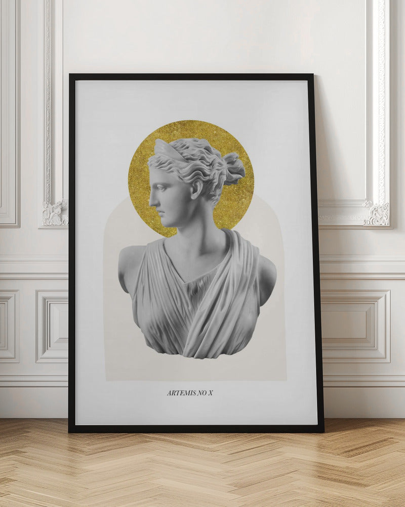 Gold Artemis Goddess Poster