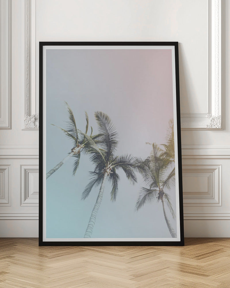 Pastel Palms Poster