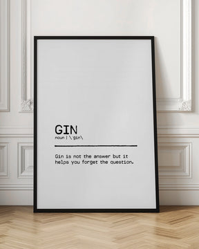 Quote Gin Question Poster