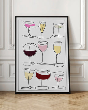 Wine & Drinks Poster