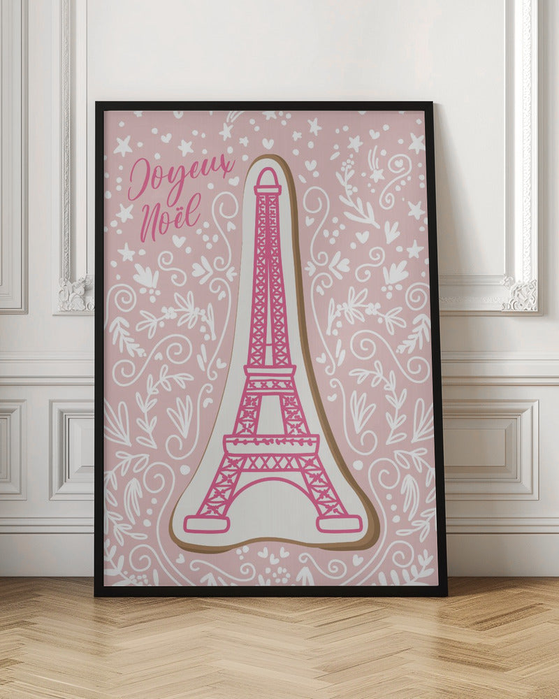 Eiffel tower iced gingerbread cookie Poster