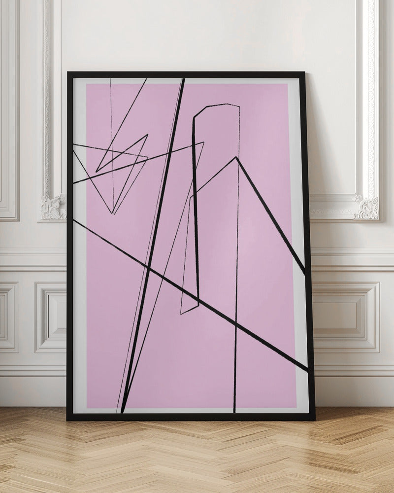 Angular Lines No 10 Poster