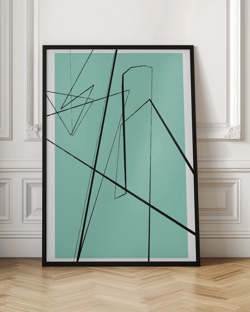 Angular Lines No 9 Poster