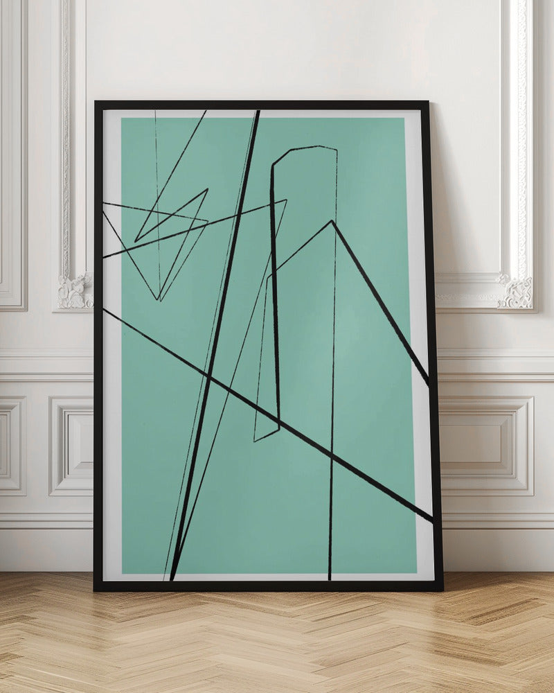 Angular Lines No 9 Poster