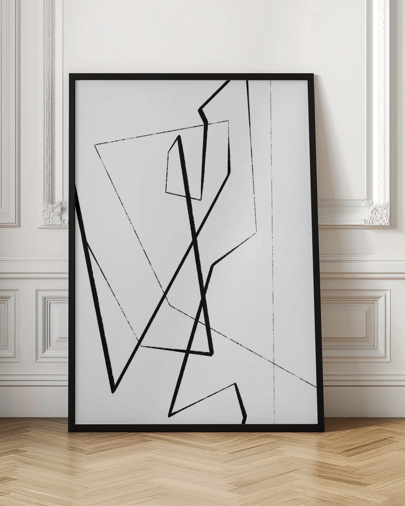 Angular Lines No 4 Poster