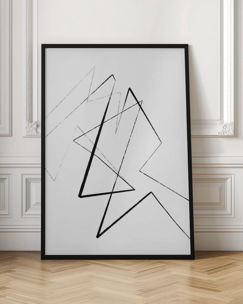 Angular Lines No 5 Poster