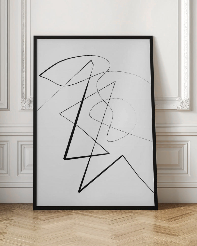 Angular Lines No 6 Poster