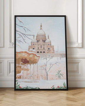 Winter in Paris Poster