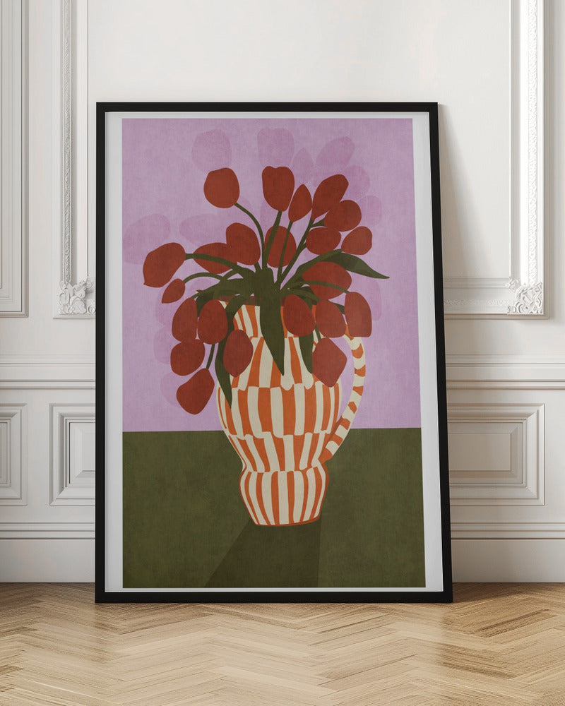 Flower Vase 1ratio 2x3 Print By Bohonewart Poster