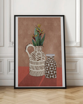 Flower Vase 4ratio 2x3 Print By Bohonewart Poster