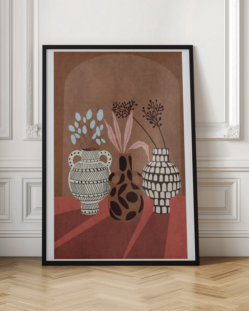 Flower Vase 5ratio 2x3 Print By Bohonewart Poster