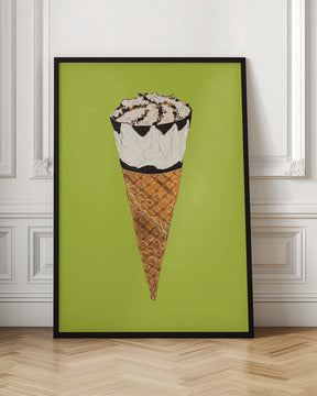 Cornetto On Pistachio Poster