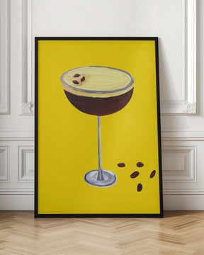 Espresso Martini Buttercup Yellow Poster