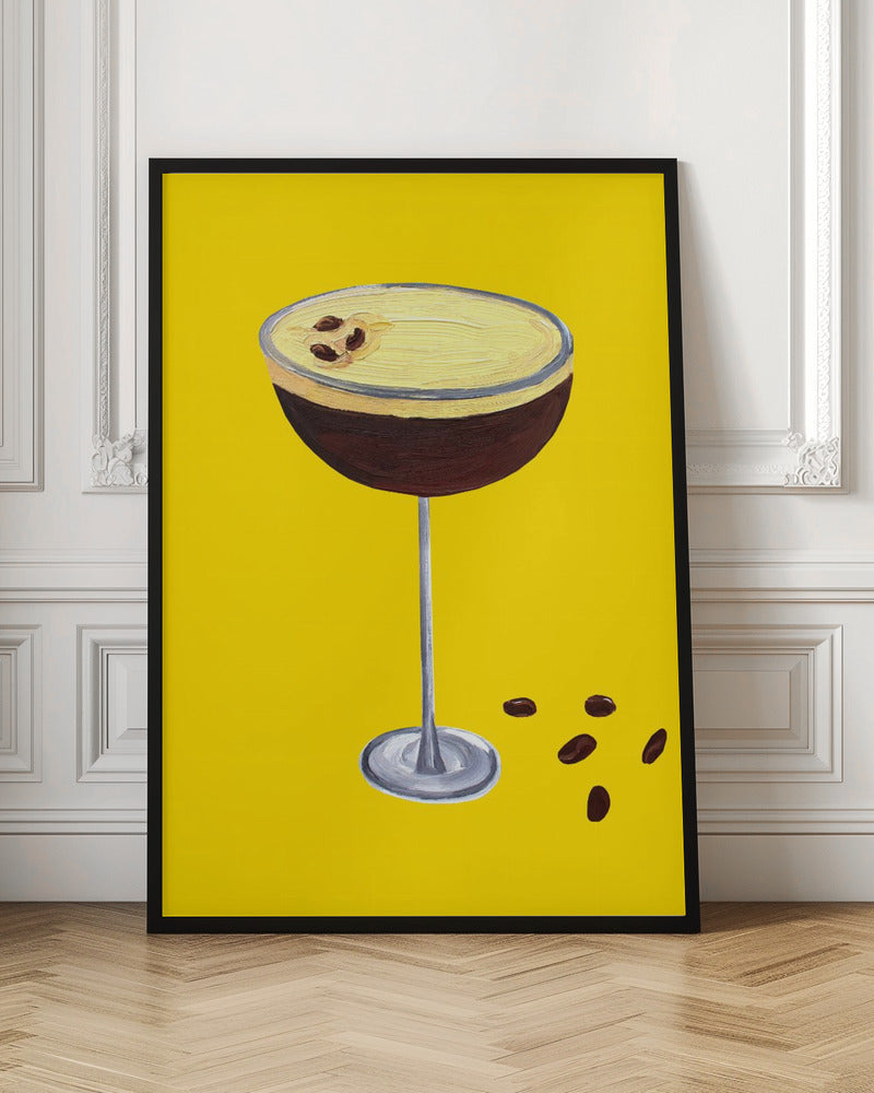 Espresso Martini Buttercup Yellow Poster