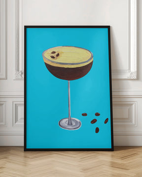 Espresso Martini Sky Blue Poster