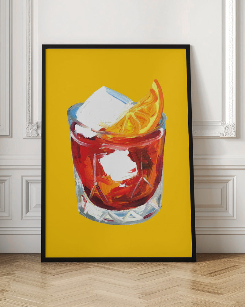 Negroni Sunshine Yellow Poster