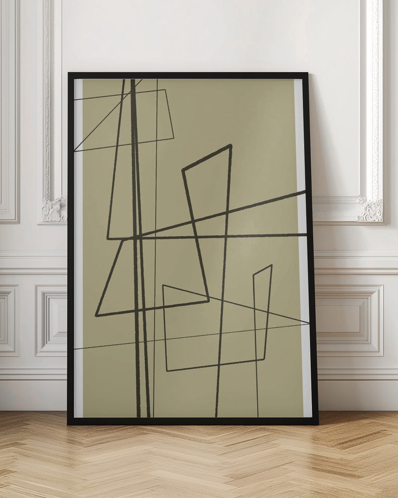 Angular Lines no 8 Poster