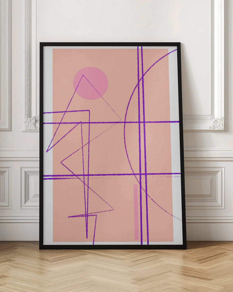 Angular Lines No 14 Poster