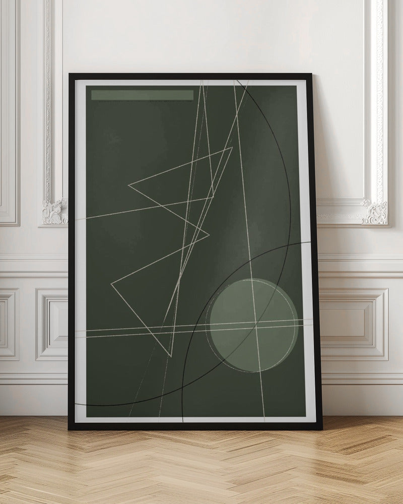 Angular lines No 18 Poster