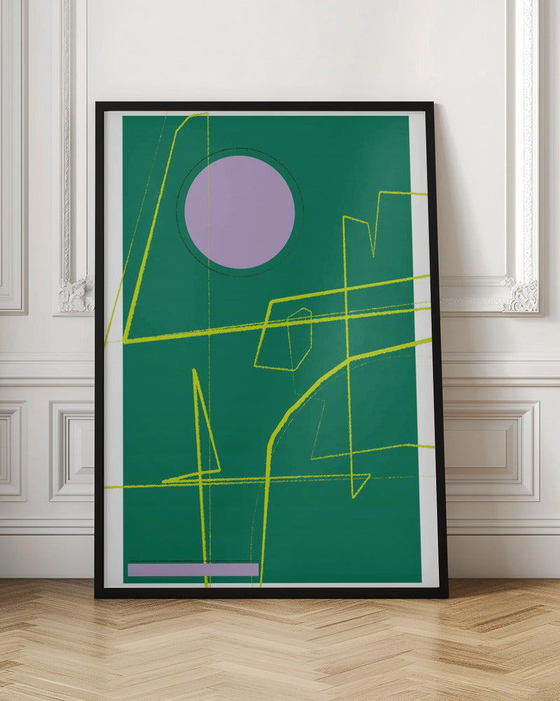 Angular lines No 23 Poster