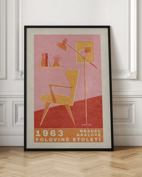 Mid Century Czech Furniture Poster