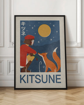 Kitsune Fox Poster