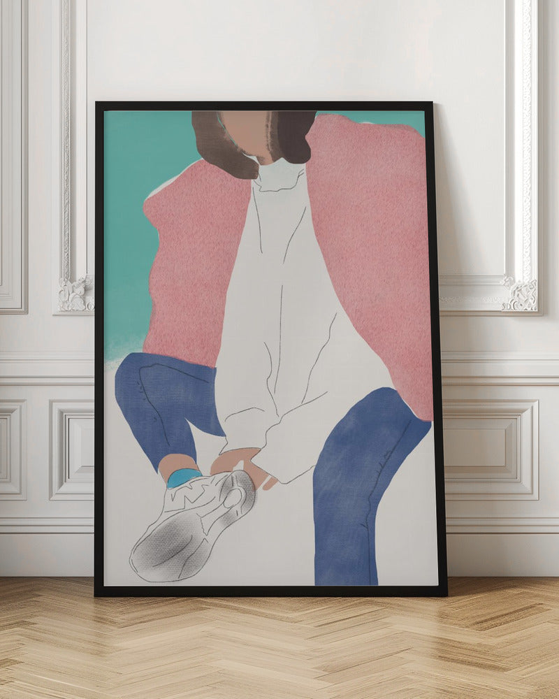 Pink Fur Poster