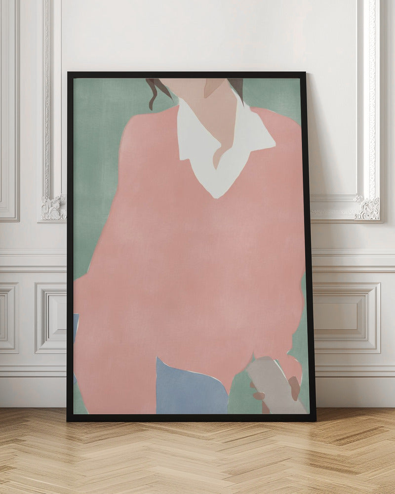 Pink Minimalist Fashion Poster