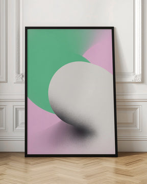 Minty Abstract Poster